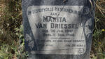 DRIESSEL Marita, van 1947-1950
