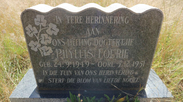 FOURIE Phyllis 1949-1951