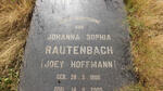 RAUTENBACH Johanna Sophia nee HOFFMANN 1906-2000