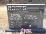 ROETS Wynand Johannes Gerhardus 1905-1983 & Hendrina Wilhelmina 1917-1991