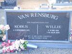 RENSBURG Kobus, van 1912- & Willie 1918-2005