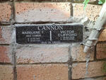 CANNON Victor Clifford 1939-2020 & Madeliene F. COBUS 1939-2009