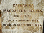 BEUKES Catharina Magdalena nee STEYN 1856-1906