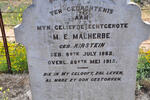 MALHERBE M.E. nee KIRSTEIN 1862-1915