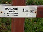 BARNARD Laetitia 1939-2016