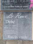 ROUX Debe, le 1980-2018