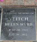 VEITCH Helen Ward 1915-2012