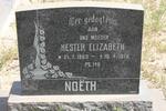 NOETH Hester Elizabeth 1903-1970