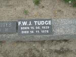 TUDGE F.W.J. 1929-1978