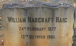 HAIG William Hargraft 1877-1961