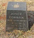 CORREIA Joyce nee LORIMER 1925-1991