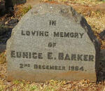 BARKER Eunice E. -1964