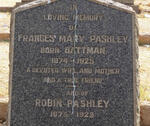 PASHLEY Robin 1875-1929 & Frances Mary BATTMAN 1874-1925