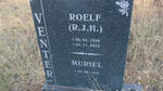 VENTER R.J.H. 1939-2013 & Muriel 1939-