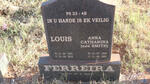 FERREIRA Louis 1921-2010 & Anna Catharina SMITH 1931-2001