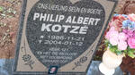 KOTZE Philip Albert 1986-2004