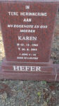 HEFER Karen 1965-2003