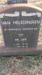 HELSDINGEN Jan, van 1941-1999