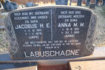 LABUSHAGNE Jacobus H.E. 1910-1978 & Anna M.M. 1910-1989
