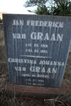 GRAAN Jan Frederick, van 1918-1985 & Christina Johanna DE BEER 1925-2012