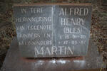 MARTIN Alfred Henry 1939-1982