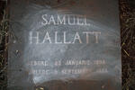 HALLATT Samuel 1908-1985