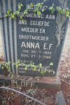 ELOFF Anna E.F. 1905-1986