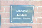 LESEBE Lebogang 1998-2000