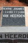 HEERDEN Hendrik Johannes, van 1955-1998