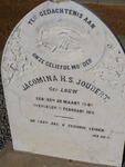 JOUBERT Jozua Daniel 1827-1890 & Jacomina H.S. LOUW 1840-1911