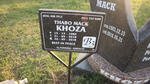 KHOZA Thabo Mack 1983-2018