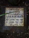 ADENDORFF Hester Jeanetta Magdelena 1924-2002