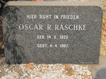 RASCHKE Oscar R. 1925-1967