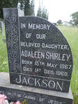 JACKSON Adaleen Shirley 1967-1968