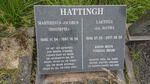 HATTINGH Marthinus Jacobus 1940-1997 & Laetitia BOTHA 1940-2017