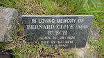 RUSCH Bernard Clive 1924-2014