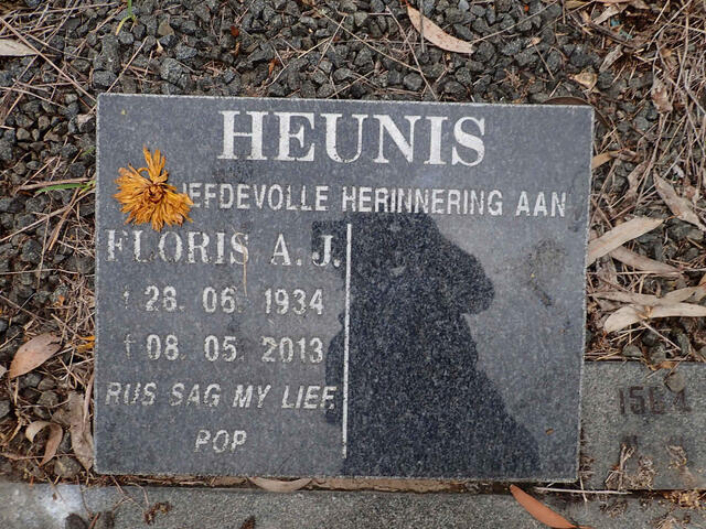 HEUNIS Floris A.J. 1934-2013