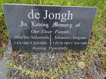 JONGH Johannes Jurgens, de 1923-1999 & Catharina Salomina 1925-2005