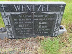 WENTZEL Karel Dawid 1904-1985 & Betty MARSBERG 1907-1981