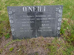 O'NEILL Steve 1918-1981 & Ansie 1925-2005