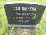 NIEKERK Dirk Coetzee, van 1919-1981