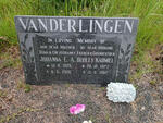 LINGEN Dudley Kadmiel, van der 1927-1982 & Johanna E.A. 1929-2006
