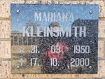 KLEINSMITH Mariana 1950-2000