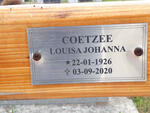 COETZEE Dirk Willem 1925-2014 & Louisa Johanna 1926-2020