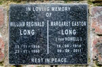 LONG William Reginald 1914-1990 & Margaret Easton HOWELL 1914-2011