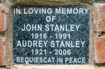 STANLEY John 1916-1991 & Audrey 1921-2006