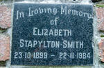 SMITH Elizabeth, STAPYLTON 1899-1984