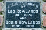 ROWLANDS Leo 1911-1972 & Doris 1908-1989
