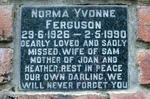 FERGUSON Norma Yvonne 1926-1990