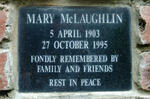 McLAUGHLIN Mary 1903-1995